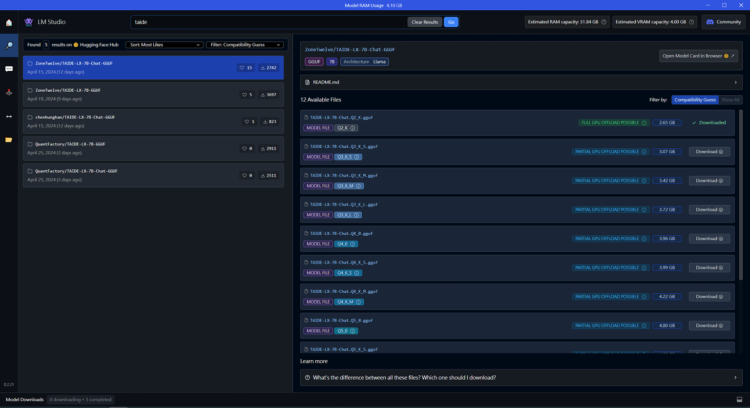搜尋要使用的 LLM